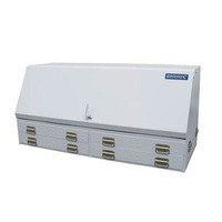 Kincrome 4 Drawer Extra Large White Upright Truck Box 51205W