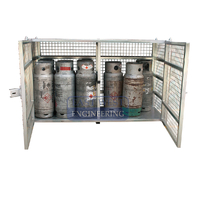 East West Engineering Gas Cylinder Storage Cage (Assembled) WLL 250kg SGB249