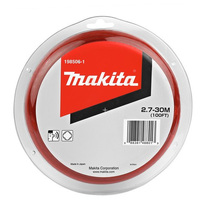 Makita 2.7mm x 30m Silent Clover Leaf Nylon Line - Red 198506-1