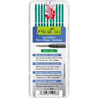 Pica DRY Pencil Refill - Set of 10 Leads (Green) 4042