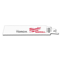 Milwaukee 150mm 14tpi Metal Torch Demo Recip Blade 25 Pack Sawzall Blade 48008782