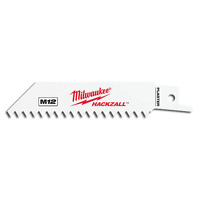 Milwaukee Hackzall 100mm 6tpi Plaster 5 Pack Sawzall Blade 49005461