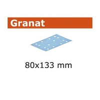 Festool Granat Abrasive Sheet 80x133mm P400 STF 80x133 P400 GR 100X