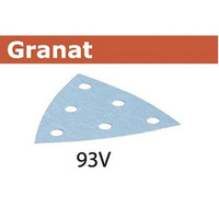 Festool 100Pk Granat Abrasive Sheet V93mm P80 STF V93 6 P 80 GR 50
