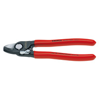 Knipex 165mm Cable Shears with Spring 9521165SB
