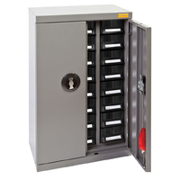 Geiger 24 Drawer Parts Cabinet A7 Drawers Lockable Doors A7324D