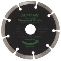 Austsaw 125mm (5") Diamond Blade Segmented - 22.2mm Bore AUDIA125S