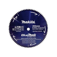Makita 355mm x 25.4mm x 72t Bluemak TCT Saw Blade B-15372