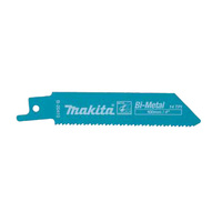 Makita 100mm 14tpi Reciprocating Blade Bi-Metal (5pk) B-20410