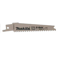 Makita 100mm 6tpi Reciprocating Blade Bi-Metal (5pk) B-20432