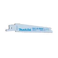Makita 100mm 14-18tpi Reciprocating Blade Bi-Metal (5pk) B-20454