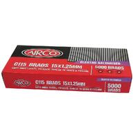 Airco C115 15mm x 1.2mm Electro Galvanised Brads (Qty 5000) BF18150