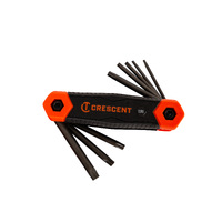 Crescent 8 Piece Folding Torx Dual Material Key Set CHKFT8