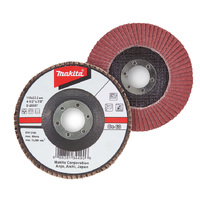 Makita 115mm Flap Disc 40# Grit - Ceramic Alumina Oxide - Angled D-28298
