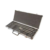 Makita 13 Piece Standard SDS Plus Drill & Chisel Assortment Set - Aluminium Case D-42117
