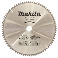 Makita Multi Purpose TCT Saw Blade 305mm x 30 x 80T - Mitre Saw D-63579