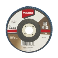 Makita 100mm Economy Flap Disc 60# Zirconia D-63719