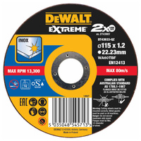 DeWalt 115mm x 1.2 x 22.23mm Thin Cut Extreme Bonded Disc DT43933-QZ