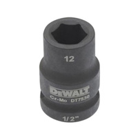 DeWalt 12mm Deep Well Extreme Impact Socket 1/2" Drive DT7530-QZ