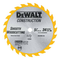 DeWalt 136mm x 10 x 24T Wood Construction Saw Blade DW9054