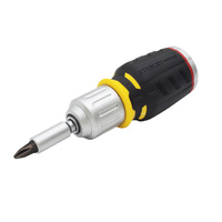 Stanley FatMax Stubby Ratchet Screwdriver with 6 Bits FMHT0-62688