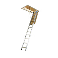 Bailey Dom 170kg Aluminium Folding Attic Ladder - (2.4m/3m) FS13560