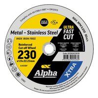 Alpha 230 x 1.9mm Cutting Disc XTRA Bulk GCDGX23019