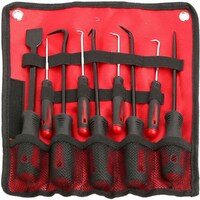 PK Tool 9-Piece Scraper, Pick and Hook Set in Pouch PT52721