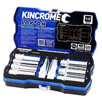 Kincrome LOK-ON Socket Set 9 Piece 1/2" Drive K27058