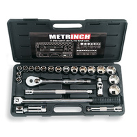 Metrinch 24 Piece1/2" Dr Standard Socket Set MET-0405