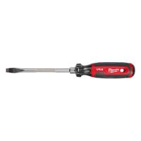 Milwaukee Slotted 8mm (5/16") x 152mm USA Made Cushion Grip Screwdriver MT207