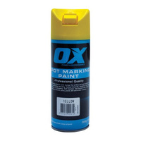 OX Fluro Yellow Spot Marking Paint OX-T022507