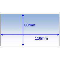 Weldclass 110 x 60mm 10pk Clear Lens (suits Kemppi Beta) P7-CL11060/10