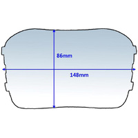 Weldclass 10pk Lens Outer (suits S/Glas 100) P7-CLSG1/10