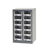ITM Parts Cabinet Metal A6 12 Drawers PB-A6212H