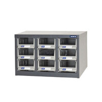 ITM Parts Cabinet Metal A6 9 Drawers PB-A6309H