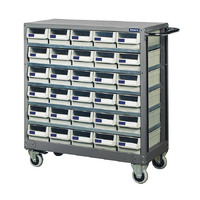 ITM Mobile Parts Cabinet Metal 30 Drawers PB-NHD530