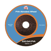 DTA 220 Grit 100mm Grinding/Polishing Disc PVA100220
