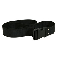Lufkin 50mm x 1.17m Adj. Belt Webbing Leather Black Nylon PWB0050