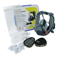 Maxisafe Full Face Respirator Painters Kit - Large R690PK-L
