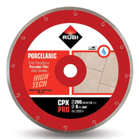 Rubi 250mm Diamond Blade CPX Continuous Hard Materials