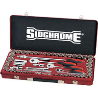 Sidchrome 64 piece 1/4", 3/8" & 1/2" Drive Socket Set SCMT19120