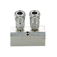 THB in Line Mountable Manifold 2 Way - Couplers SM2BA