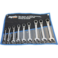 SP Tools 9pc Metric Gear Drive ROE Spanner Set - 15° Offset SP10109