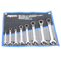 SP Tools 8pc SAE Speed Drive Gear Spanner Set - 15° Offset SP10169