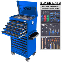 SP Tools  403 Piece Tool Kit Metric/SAE - Custom Blue SP50106BK