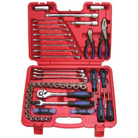 SP Tools 60pc Tool Kit in X-Case - 1/2" Dr - Metric/SAE SP51205