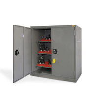 Geiger 3 Shelf BT40 Storage Cabinet 30 x BT40 Sleeves - Lockable Doors THD3B