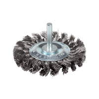 Weldclass 80mm Twist Knot Spindle Wheel Brush TO-3074
