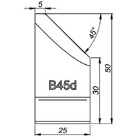 ITM External Tool Bit B45d 45 Deg x 50mm High to Suit PRO5PB Beveller WAP-B05/B45D